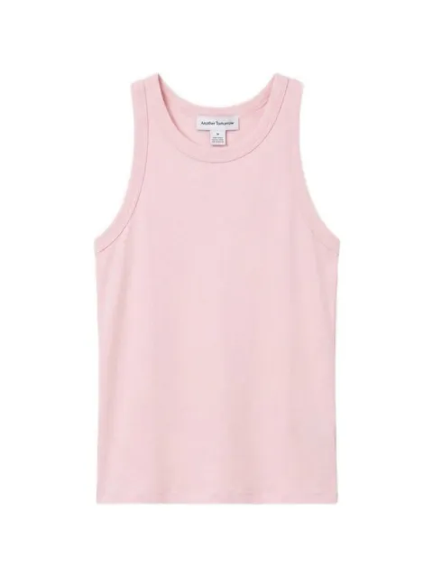 Another Tomorrow racerback tank top Pink A424CT088TCQTZ
