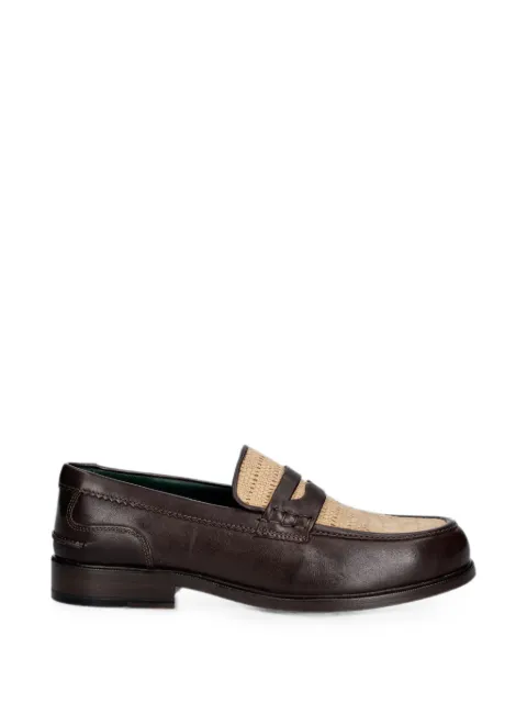 Clarks Originals woven-panel penny loafers Brown 26186423
