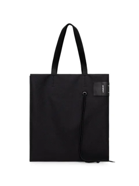 CÔTE & CIEL large Todd logo-patch tote bag Black 29249