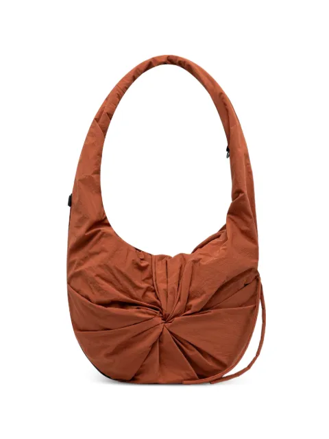 CÔTE & CIEL Po ruched knotted tote bag Orange 29234