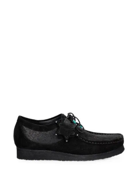 Clarks Originals Wallabee embroidered boots Black 26185448