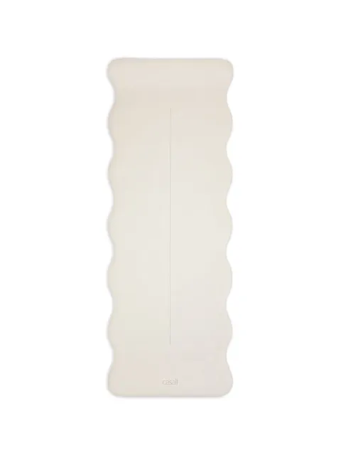 Casall wavy-edge yoga mat Neutrals 56108