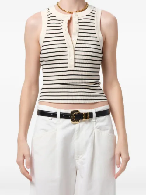 Citizens of Humanity Caralyn striped ribbed tank top Neutrals 94351953