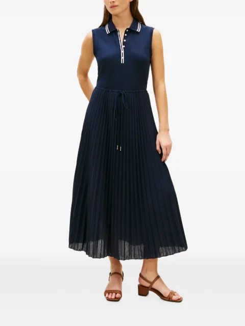 Tommy Hilfiger 1985 pleated sleeveless midi dress Blue WW0WW49621