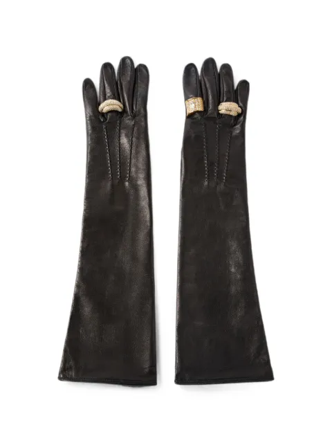 Giuseppe Zanotti Enigme gloves Black IA60000001