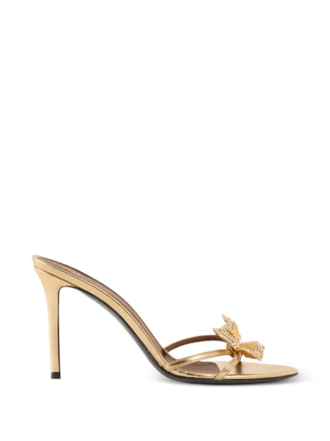 Giuseppe Zanotti Mariposa mules 90 Gold I600019002