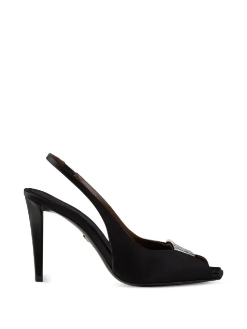 Giuseppe Zanotti La Nuit slingback 90 pumps Black I600013001