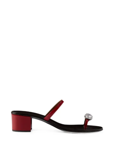 Giuseppe Zanotti Icon Ring40 sandals Red I600000001