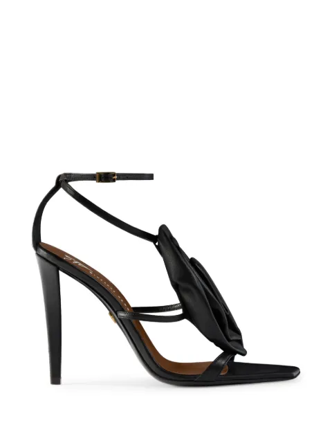 Giuseppe Zanotti Cursed Flower sandal 105 Black I600012002