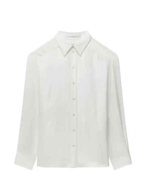Another Tomorrow long-sleeve shirt White A425BL101SEOFW