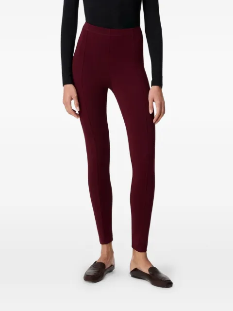 Another Tomorrow seamed leggings Red A323CT048TCAUB
