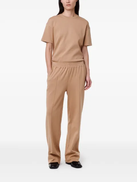 Another Tomorrow Luxe seamed T-shirt Neutrals A123CT037COHZT