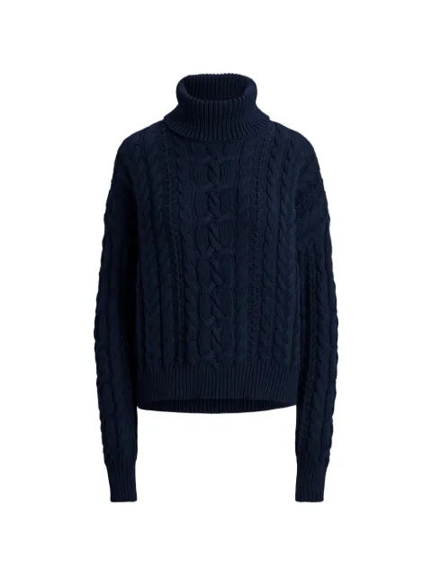Lauren Ralph Lauren cable-knit cotton sweater Blue 200B23577