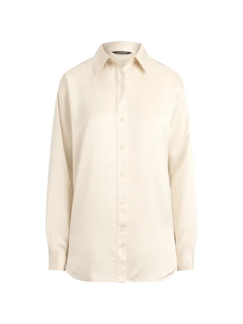Lauren Ralph Lauren Kotta satin-finish shirt Neutrals 200B27610