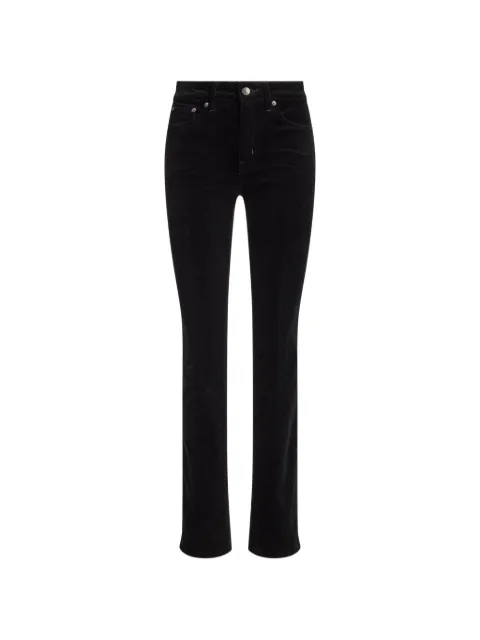 Lauren Ralph Lauren corduroy belt-loops trousers Black 200B27754
