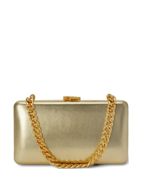 Lauren Ralph Lauren Franki leather clutch bag Gold 431P15648