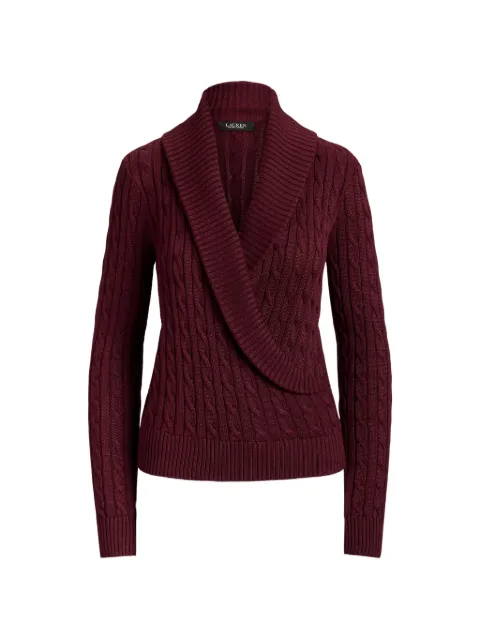 Lauren Ralph Lauren cable-knit sweater Red 200P14042