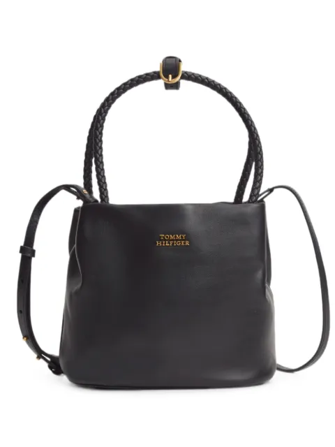 Tommy Hilfiger braided-handle shoulder bag Black AW0AW18739BDS