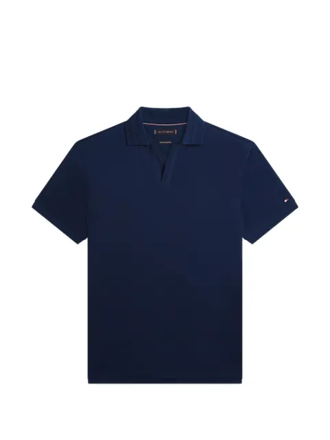 Tommy Hilfiger ribbed-trim polo shirt Blue MW0MW42745DCC