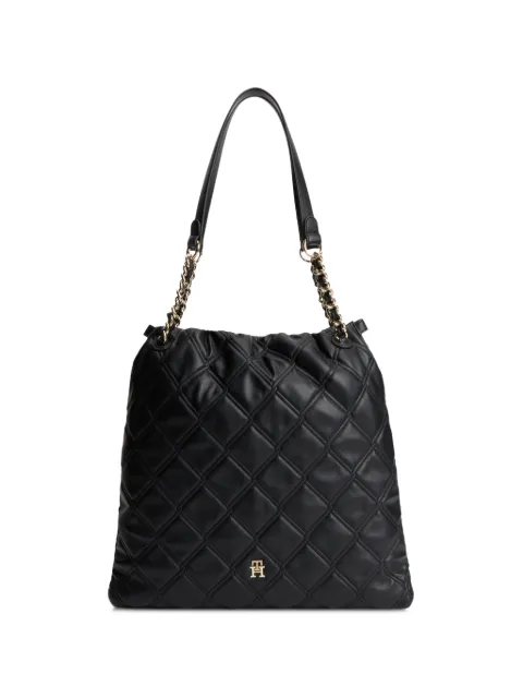 Tommy Hilfiger quilted tote bag Black AW0AW18719