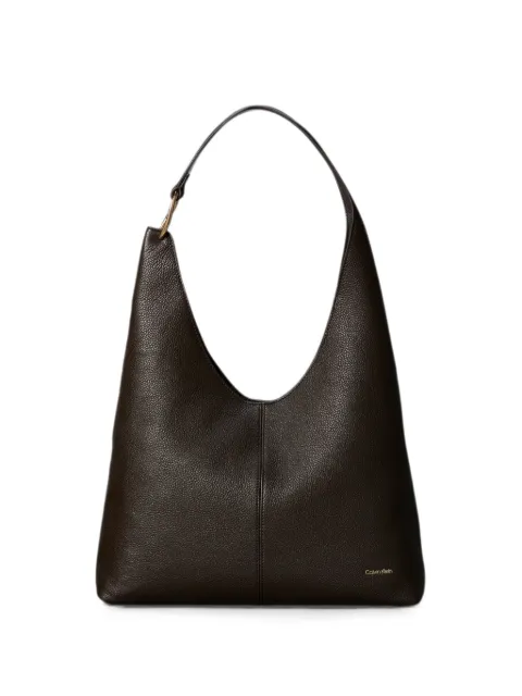 Calvin Klein grainy-texture shoulder bag Brown LV04F3543GBAL
