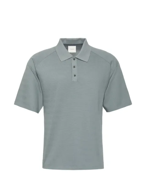 Calvin Klein raglan-sleeve polo shirt Blue LV04LF210G5K3