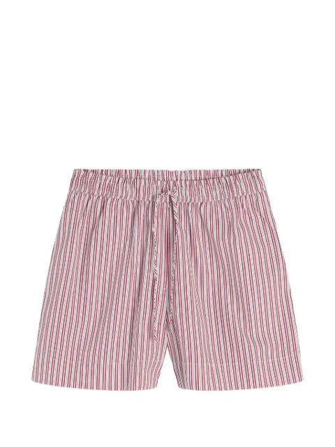 Tommy Hilfiger vertical-stripe drawstring shorts Red WW0WW49869