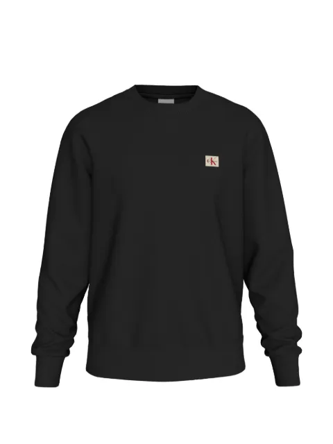 Calvin Klein logo-patch sweater Black LV04RG268GUB1