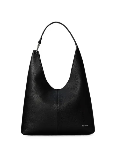 Calvin Klein medium Slouchy grained-effect shoulder bag Black LV04F3543GUB1