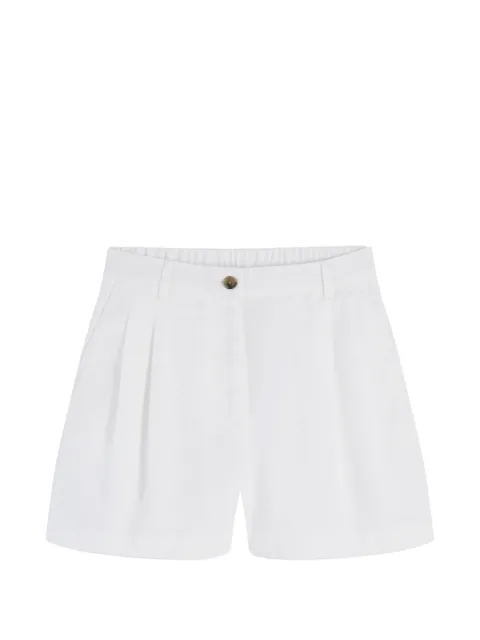 Tommy Hilfiger pleated elasticated-waist shorts White WW0WW50087
