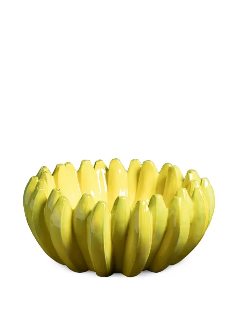 CU I SEEYOU banana-motif ceramic centerpiece Yellow CU73623