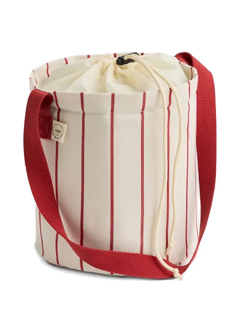 HAY striped drawstring cooler bag Neutrals AE964A602AS26