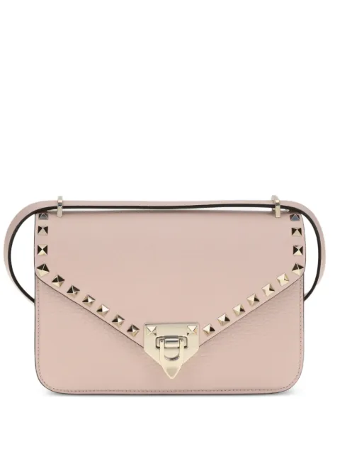 Valentino Garavani mini Rockstud leather shoulder bag Pink 9W2B0T76VSF