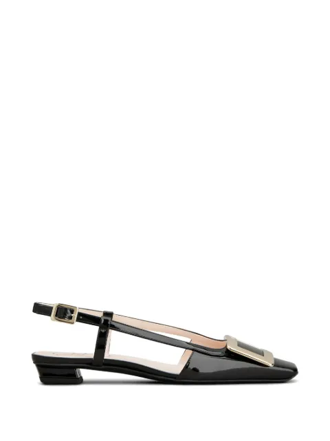 Roger Vivier Belle Vivier slingback flat pumps Black RVW00725600D1P