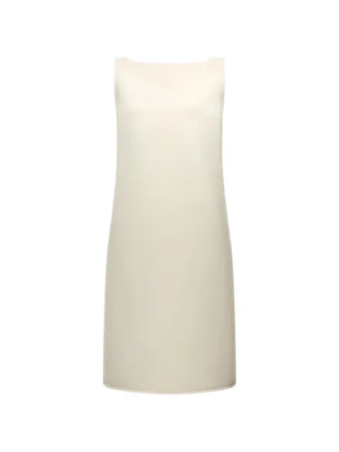 Another Tomorrow double-face sheath midi dress Neutrals A126DR118COCRM