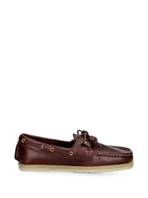 Clarks Originals lace-up leather boat shoes Brown 26185687
