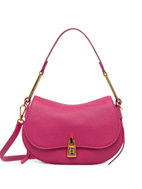 Coccinelle grained leather shoulder bag Pink E1PQR580101