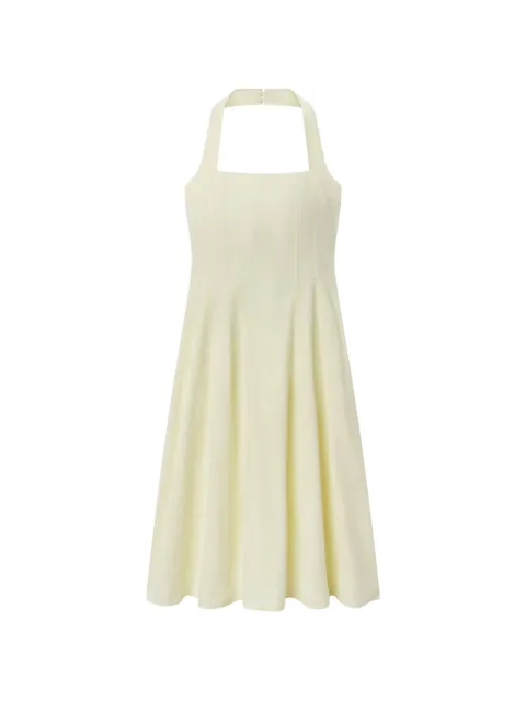 A.L.C. Elinor halterneck midi dress Neutrals 6DRES03038