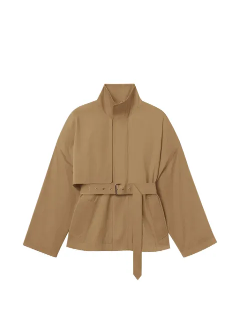 FRAME belted storm-flap jacket Neutrals WE26WOW003
