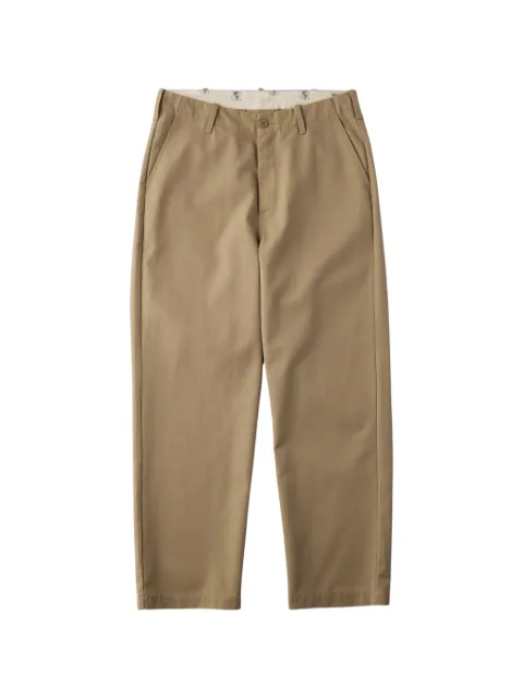 UNIVERSAL OVERALL wide-leg bio-wash trousers Neutrals PTG04