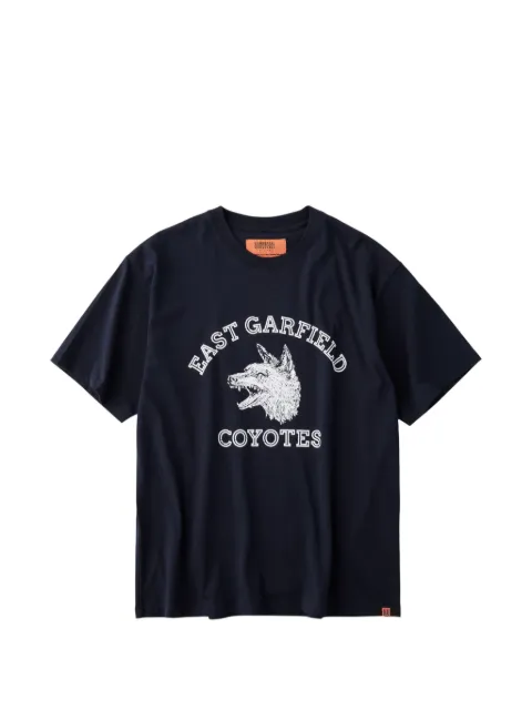 UNIVERSAL OVERALL graphic-print short-sleeve T-shirt Blue U2613219GD