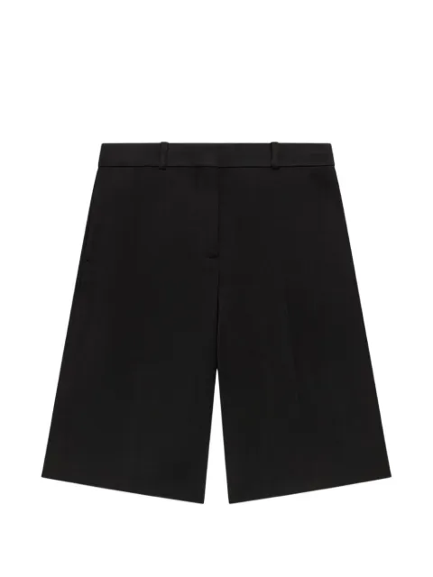 Another Tomorrow relaxed-fit Bermuda shorts Black A126PT076