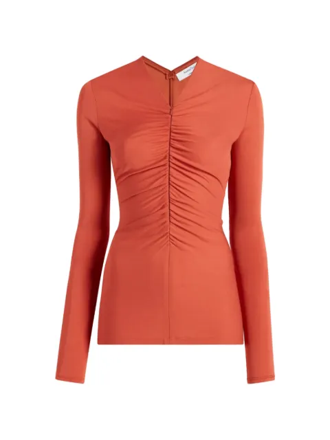 Another Tomorrow long-sleeve T-shirt Orange A123BL039VISIR