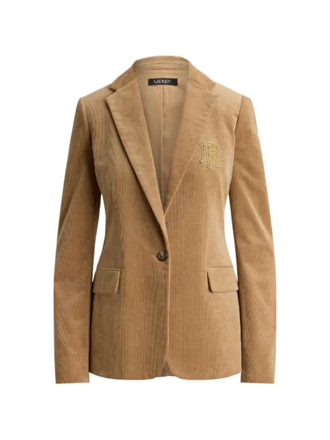Lauren Ralph Lauren Bullion corduroy -patch blazer Neutrals 200P14619