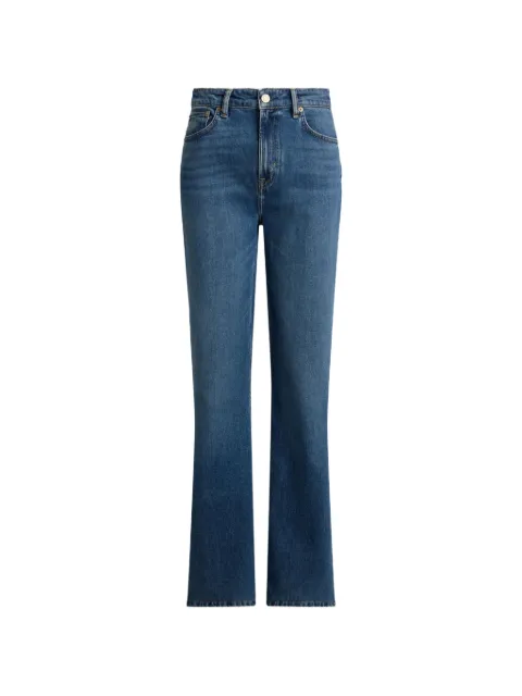 Lauren Ralph Lauren high-rise straight-leg jeans Blue 200B24170