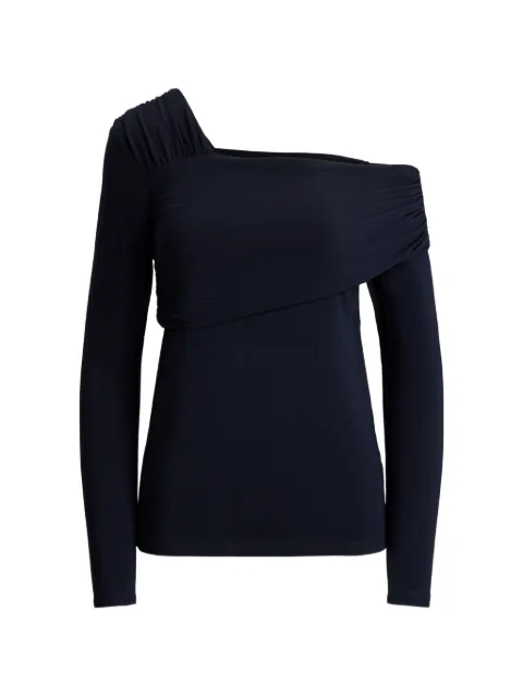 Lauren Ralph Lauren one-shoulder top Blue 200B32288