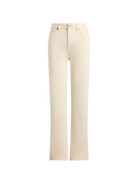 Lauren Ralph Lauren high-rise straight-leg jeans Neutrals 200P14138