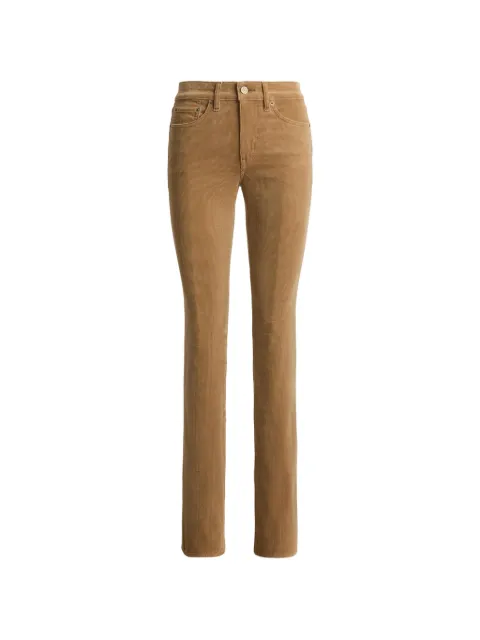 Lauren Ralph Lauren corduroy slim-straight trousers Brown 200B27754