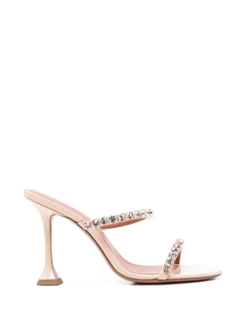 Amina Muaddi Gigi crystal-embellished sandals Pink 17S366203GIG