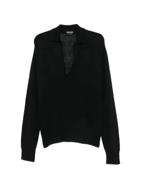 TOM FORD V-neck sweater Black KPL058YMK126